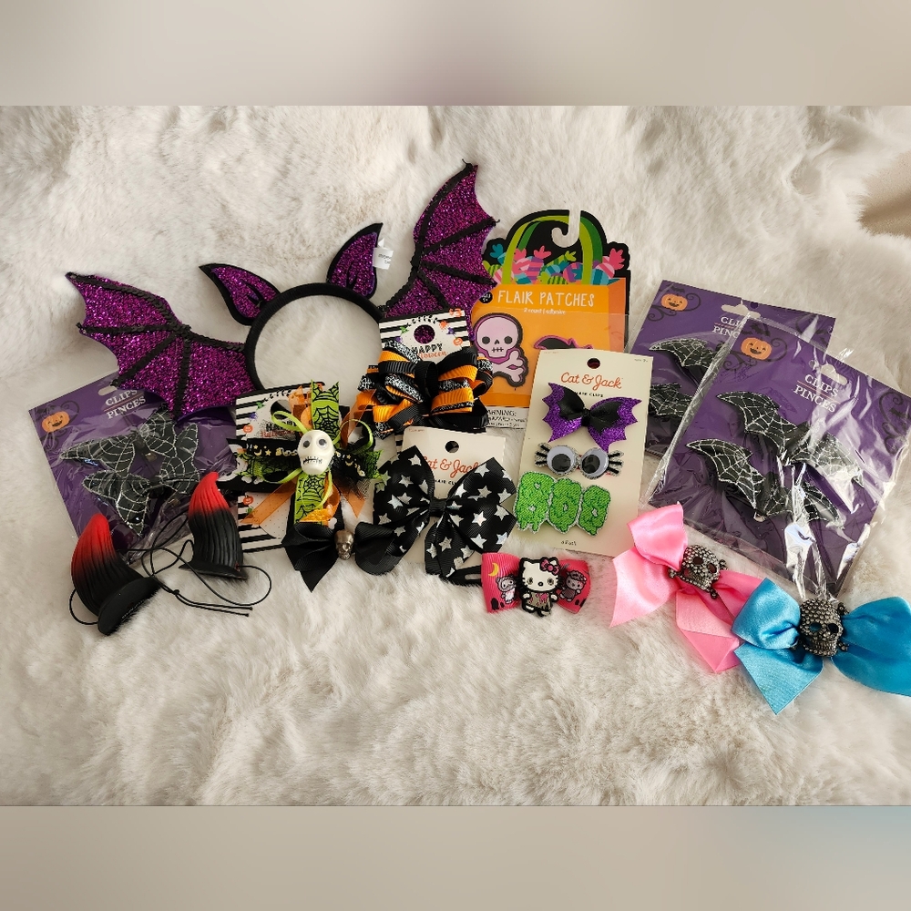 Huge Bundle Halloween Hair Accessories Lot - Picture 3 of 3